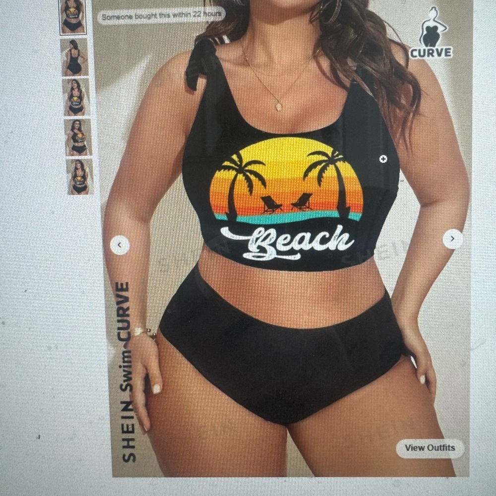 Swimsuit Plus Size 3 XL